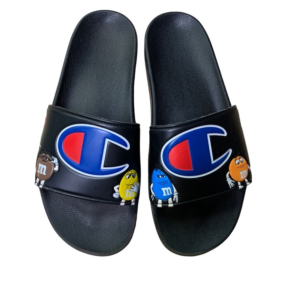 champion m&m slippers mens
